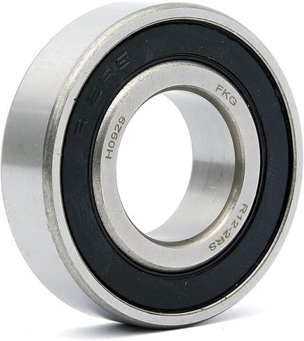 FKG R12-2RS 3/4"x1-5/8"x7/16" محمل كروي ذو أخدود عميق محامل سدادة مطاطية مزدوجة مشحمة مسبقًا، مجموعة من 4 in Saudi Arabia