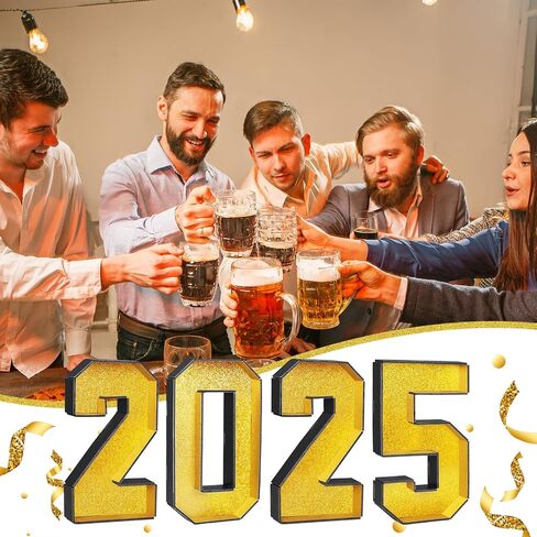 أرقام لوحة الفحم مقاس 14.2 بوصة 2025، 4 قطع من علبة الفحم الورقية القابلة للملء لتزيين حفلات عيد الشكر وعيد الميلاد وحاوية كب كيك حلوى الشوكولاتة in Saudi Arabia