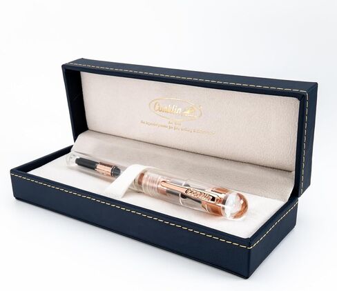 Conklin All American Eye Dropper LIMITED EDITION Fountain Pen - Cartridge/Converter/Eyedropper Filling System - (Demo Rosegold) - Omniflex Nib in Saudi Arabia