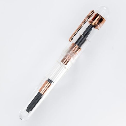 Conklin All American Eye Dropper LIMITED EDITION Fountain Pen - Cartridge/Converter/Eyedropper Filling System - (Demo Rosegold) - Omniflex Nib in Saudi Arabia