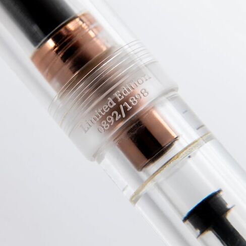 Conklin All American Eye Dropper LIMITED EDITION Fountain Pen - Cartridge/Converter/Eyedropper Filling System - (Demo Rosegold) - Omniflex Nib in Saudi Arabia