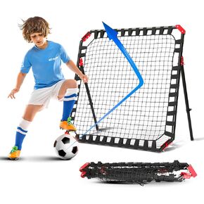 NET Playz Easy Playz Portable Soccer Rebound Net, 4' x 4', Black (NOS032402025)