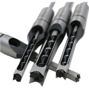 3PCS/SET 6/8/12.5mm HSS Square Hole Drill Bit Auger Steel Mortising Drilling Craving Woodworking Tools in Saudi Arabia