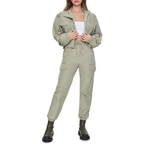 Forever 21 Women's Windbreaker Cargo Joggers