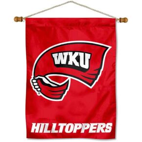 College Flags & Banners Co. Western Kentucky Hilltoppers Banner with Hanging Pole