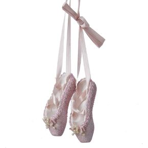 Pink Glitter Ballet Shoes Christmas Tree Ornament T1483 New
