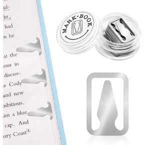 Line Markers 50 PCS Bookmarks,Sainless Steel Bookmark,Cute Book Darts,Metal Book Markers Clips for Reading Page Markers