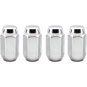 MCGARD 64008 Chrome Cone Seat Style Lug Nut Set (9/16" - 18 Thread Size) - Set of 4