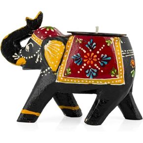 Handmade Decorative Elephant Tea Light Holder, Home Decor Lamp, Candle Light Lamp for Diwali, Wedding Decorative Handcarft for Gift