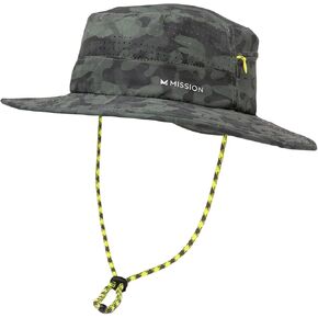 MISSION Cooling Anywhere Boonie Hat, Junglebird Bluebell - Unisex Wide-Brim Hat for Men & Women - Lightweight & Durable - Cools Up to 2 Hours - UPF 50 Sun Protection - Machine Washable