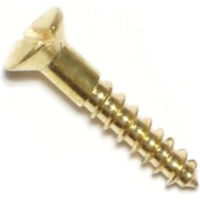 014973130190 Slotted Oval Wood Screws, 4 x 5/8, Piece-60