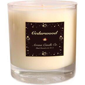 Rich, Room-Filling Aroma - Cedar Essence - Handmade in New York 10.5 oz Cedarwood Soy Candle