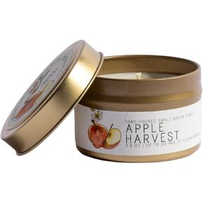 All Natural Aromatherapy Scented Natrually Gathered Beeswax & Soy Candle Hand Poured Small Batch 100% Natural Cotton Wick Made in USA (7 oz, Holly & Ivy)