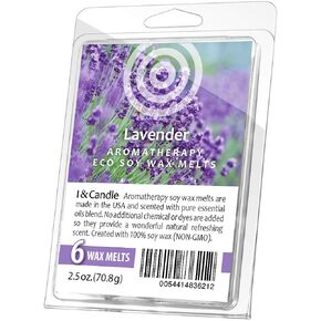 I & Candle, Aromatherapy Wax Melts. 100% Soy Wax (Non-GMO) - Hibiscus & Citrus (2 Pack)