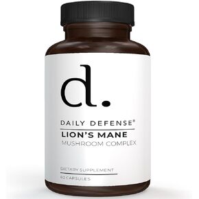 Lions Mane Mushroom Supplement 200mg - 5x Fruiting Body Mushroom Supplements with Reishi, Maitake, Shiitake, & Chaga - Memory & Focus Brain Support Supplements, 60 Nootropic Capsules, Made in the USA