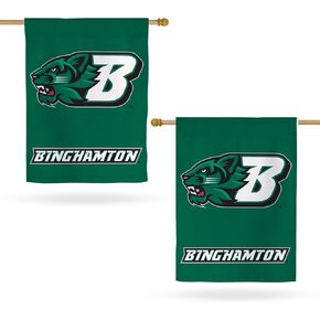 علم جامعة صبار الصحراء بينغهامتون مزدوج الجوانب 3 طبقات من Bearcats SUFlag NY لافتات 100% بوليستر أعلام داخلية وخارجية (علم المنزل A)