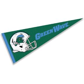 College Flags & Banners Co. Tulane Green Wave Football Helmet Pennant Flag