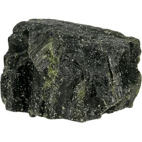 Sportmusies Natural Green Tourmaline Crystal Cluster Specimen Collection, Irregular-Shaped Raw Stone Decoration for Home Office Healing Reiki, 0.02-0.11 lb
