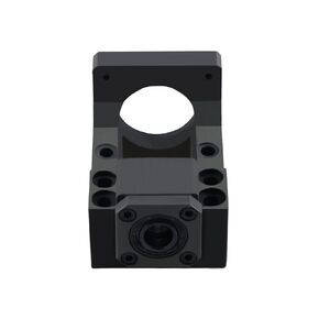 HM12-57 Nema 23 Stepper Motor Steel Mounting Bracket Ball Screw Fixed End Supports Bearing Mount with 4 Screws and 1 Wrench for 12mm BallScrew CNC Balls Screw SFU1605 1610 1616 1620 1604