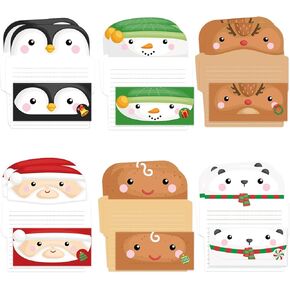 24 Pcs Letter Writing Stationery Paper Set Woodland Animal Design Greeting Cards with Envelopes for Kids Classroom Birthday Party