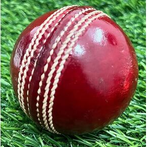 WAIZ 4-Piece Leather Cricket Ball Premium | Quality Leather Balls for Sports | Durable Hand-Stitched Balls