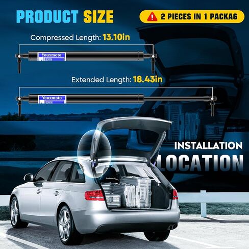 Rear Hatch Liftgate Lift Supports 4856 4857 for 1993-1998 Jeep Grand Cherokee (Pack of 2) in Saudi Arabia