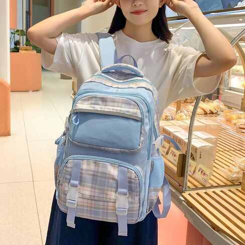 School Backpacks for Girls Kawaii Bookbag Kids School Bag for Girls 6-12 Years Old Pink in Saudi Arabia