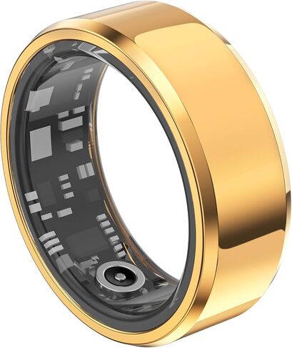 Smart Ring Fitness Tracker Ring for Women Men, Multiple Sport Modes Fitness Ring with Heart Rate Sleep Monitor, IP68 Waterproof Step Counter Calorie Tracking Ring for Android iOS Phone in Saudi Arabia