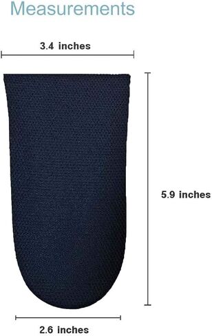 5/8 inch (15mm) Leg Length Discrepancy Lifts Insoles (2 Large Rights(Fabric Topped)) in Saudi Arabia