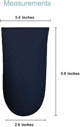 5/8 inch (15mm) Leg Length Discrepancy Lifts Insoles (2 Large Rights(Fabric Topped)) in Saudi Arabia