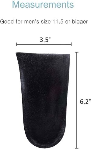 5/8 inch (15mm) Leg Length Discrepancy Lifts Insoles (2 Large Rights(Fabric Topped)) in Saudi Arabia