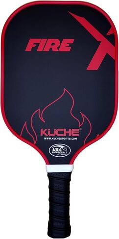 KUCHE FIRE | T-700 Friction Surface | 16MM Thickness | Polymer Honeycomb Core – USAPA Approved Pickleball Paddle in Saudi Arabia