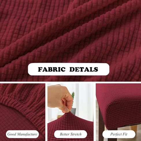 Cover for Chairs Dining Room Stretch Chair Covers, 4 Pack Chair Slipcovers Dining Chair Protector Cover for Hotel, Dining Room, Banquet (Pine Green) in Saudi Arabia