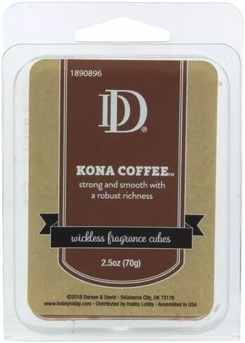 Generic Kona Coffee Fragrance Wax Melts Cubes, 2.5oz, Wickless in Saudi Arabia