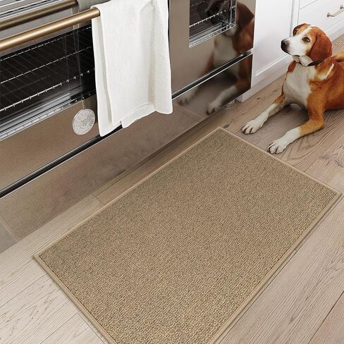 Lahome Braided 2x8 Rug Runners for Hallways Non Slip, Washable Runner Rug Non Slip Kitchen Rug Runner Ultra-Thin, Boho Runner Rug for Hallway Bathroom Bedroom Laundry (Natural, 2'x8') in Saudi Arabia