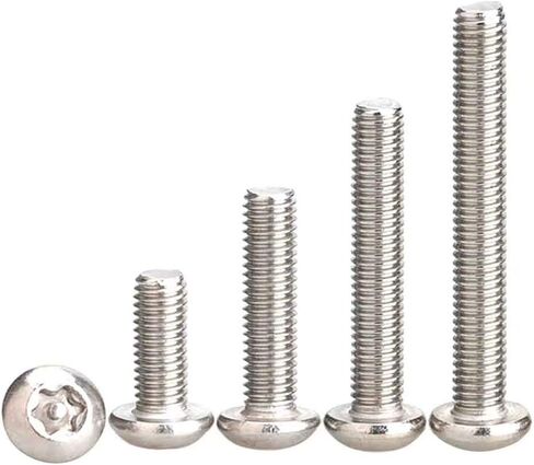 Anti-Theft Screws 304 Stainless Steel Screws Torx Round Head Bolts Machine Screws Security Screw M5*10mm,10 pcs in Kuwait