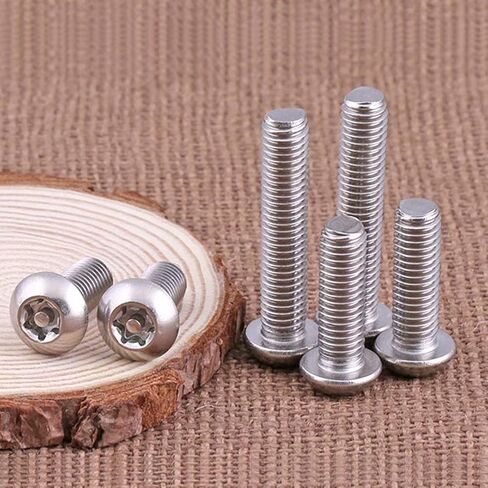 Anti-Theft Screws 304 Stainless Steel Screws Torx Round Head Bolts Machine Screws Security Screw M5*10mm,10 pcs in Kuwait