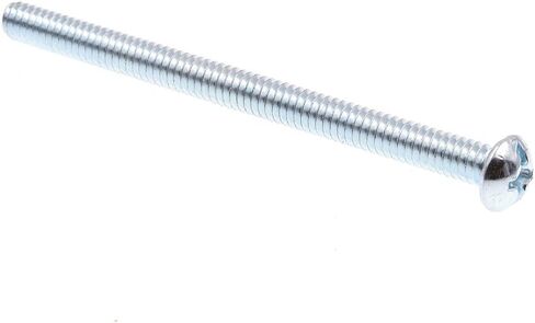 برغي آلة Prime-Line 9005735، رأس مستدير، مجموعة مشقوقة/فيليبس، 1/4 بوصة-20 × 3-1/2 بوصة، فولاذ مطلي بالزنك، عبوة من 25 قطعة in Saudi Arabia