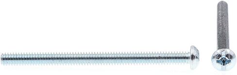 برغي آلة Prime-Line 9005735، رأس مستدير، مجموعة مشقوقة/فيليبس، 1/4 بوصة-20 × 3-1/2 بوصة، فولاذ مطلي بالزنك، عبوة من 25 قطعة in Saudi Arabia