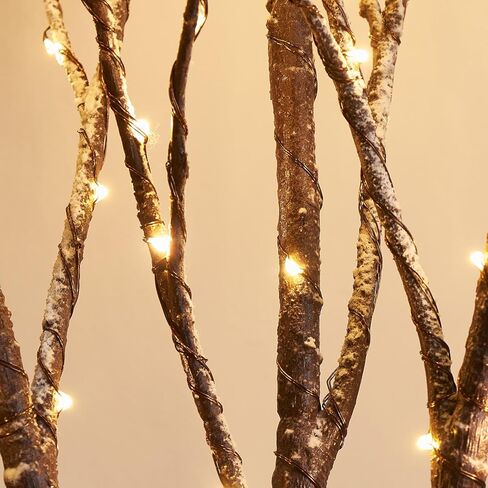 Fudios مضاءة فروع التوت الأحمر 80 أضواء LED خرافية مع مؤقت USB التوصيل أو تعمل بالبطارية، فروع غصين اصطناعية مع أضواء 32IN عيد الميلاد المنزل الموقد عباءة الديكور in Kuwait