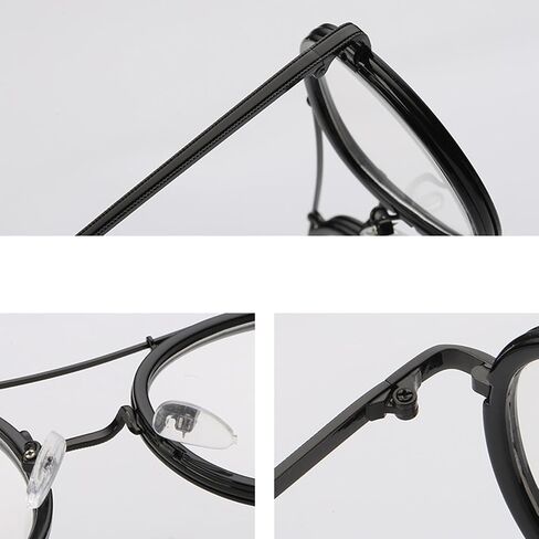 bullabulling Retro Round Reading Glasses for Men, Blue Light Blocking Womens Computer Readers Retro Metal Frame in Saudi Arabia