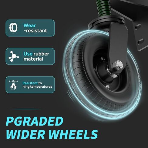 8 inch Heavy Duty Gate Wheels for Metal Tube Gates Fence Gates, 600lb Capacity Heavy Duty Gate Caster, 360° Rotation Spring Loaded Gate Wheel, Complete Installation Accessories Kit in Saudi Arabia