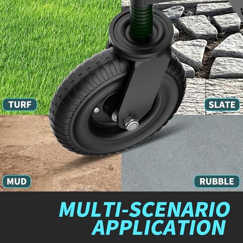 8 inch Heavy Duty Gate Wheels for Metal Tube Gates Fence Gates, 600lb Capacity Heavy Duty Gate Caster, 360° Rotation Spring Loaded Gate Wheel, Complete Installation Accessories Kit in Saudi Arabia