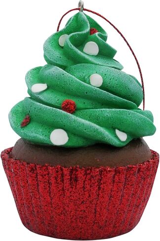 JILLSON & ROBERTS Green Confetti Cupcake Christmas Tree Ornament in Saudi Arabia