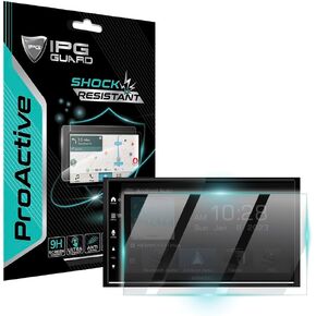 IPG ProActive لـ Kenwood DMX9708S -DDX9707S شاشة لمس الوسائط الرقمية 6.95 بوصة 9H واقي شاشة صلابة زجاج أملس، لمسة فائقة الوضوح ومضادة للخدش والتلطيخ والصدمات، تقنية نانو مقاومة للصدمات لـ DMX9708S in Kuwait
