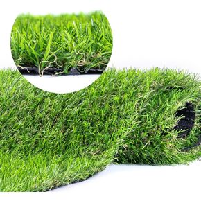AURA HOME | Artificial Grass Turf | Outdoor Indoor Dog Grass Pet Friendly Garden Landscape | 6.7FTx 11.5FT (77.05 Square Feet).