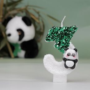 Creative Birthday Number Candles, Birthday Cake Candles, Birthday Party Wedding Anniversary Decoration, Cake Decoration (Panda, 9)