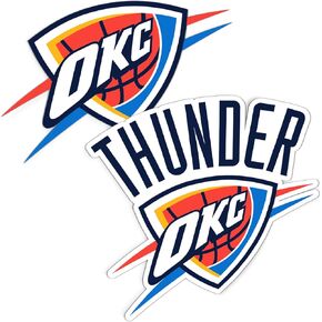 Desert Cactus Oklahoma City Thunder OKC NBA Officially Licensed Sticker Vinyl Decal Laptop Water Bottle Car Scrapbook (4 Inch)