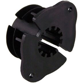 SharkBite 1/2 Inch Poly Thru-Stud Isolater Clamp, Pack of 10, PEX Pipe, CTS, 23074A10