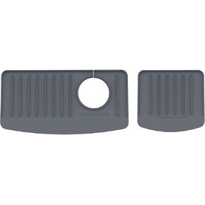 WeatherTech FaucetMat - Protect Your Kitchen & Bathroom Countertops - Dark Grey/Slate